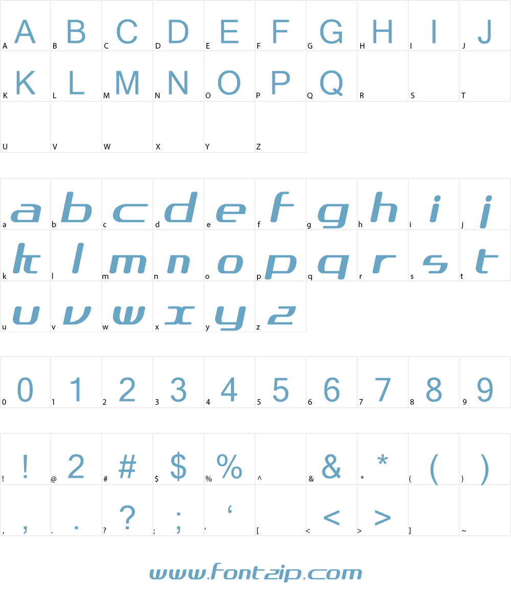 asos19101357 Font Character